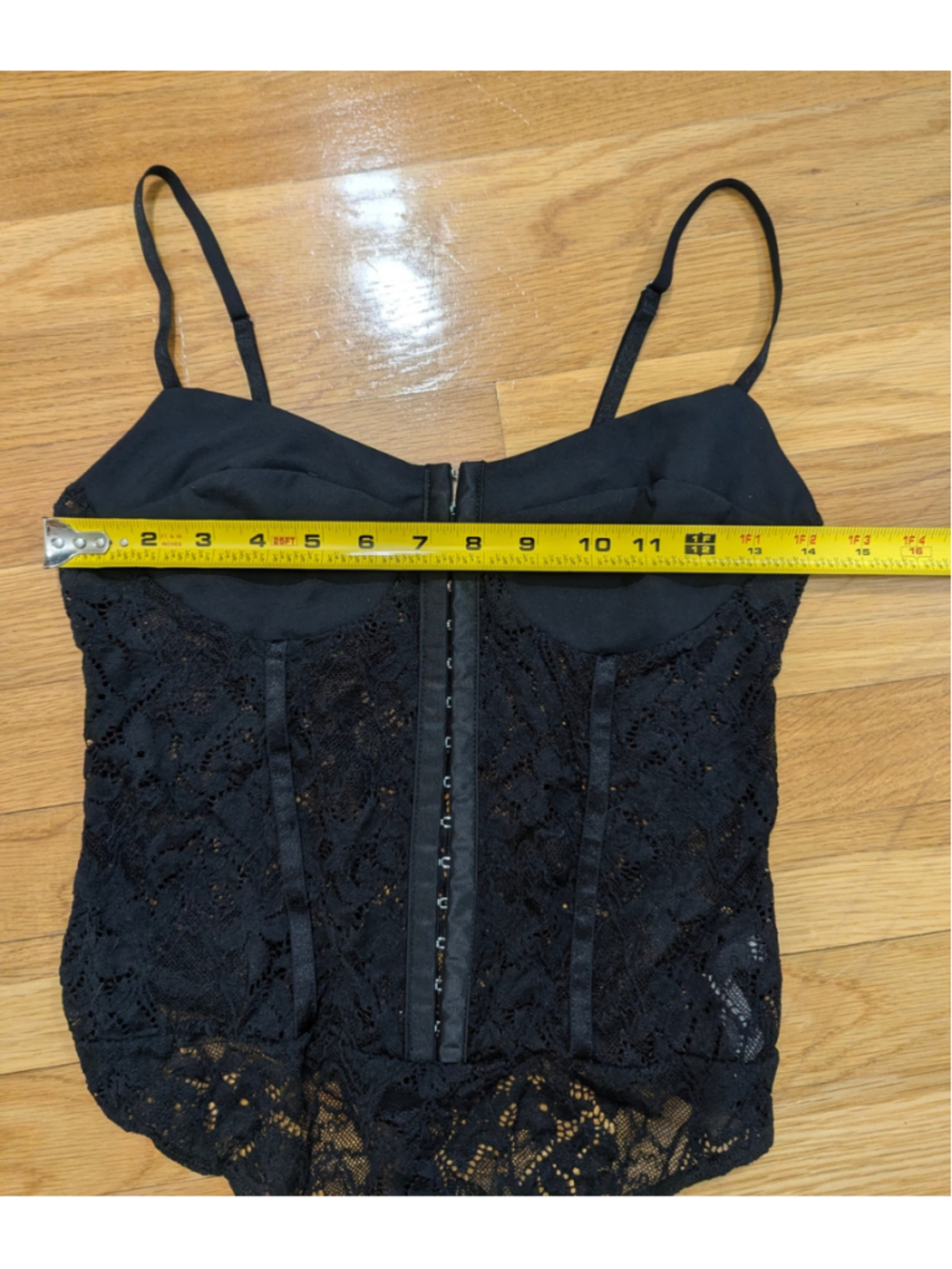 Free People Black Lace Bodysuit Medium - Picture 8 of 9
